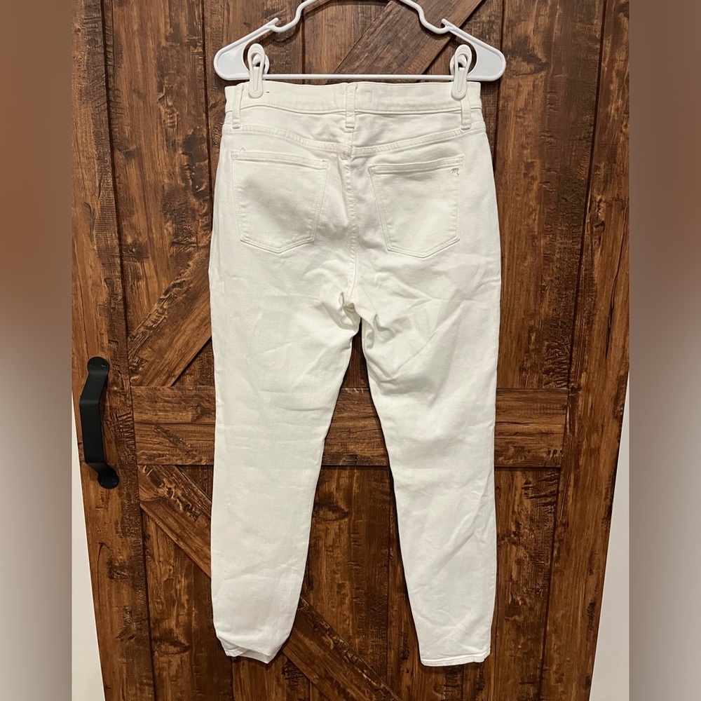 MADEWELL Womens white skinny‎ jeans size 29 waist - Picture 2 of 5